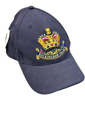Royal Collection Buckingham Palace Baseball Cap NWT Navy Blue One Size Adjusts